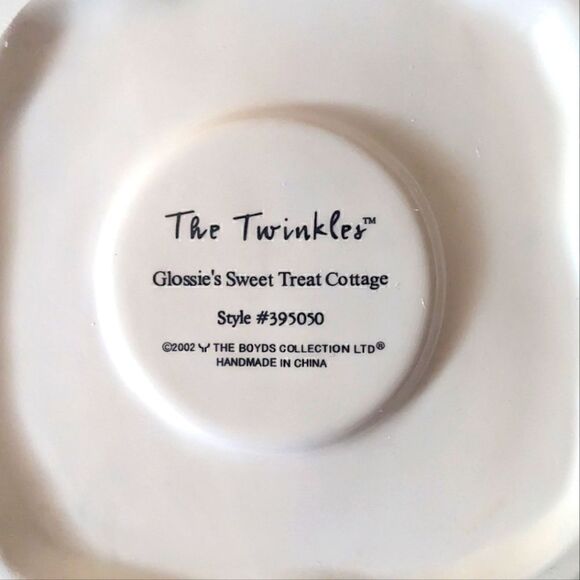 Boyds Collection 2002 the Twinkles Glossie's Sweet Treat Cottage Candle Holder - Picture 14 of 14